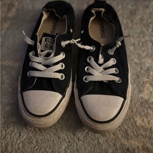 Converse Black and White Low-Top Sneakers